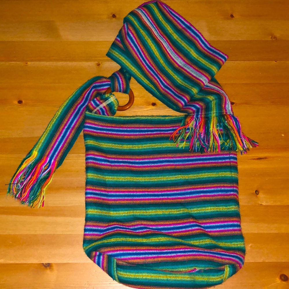 Colombia Stripe Bucket Bag